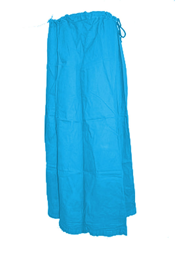 Unterrock für Sari in Farbe Hellblau